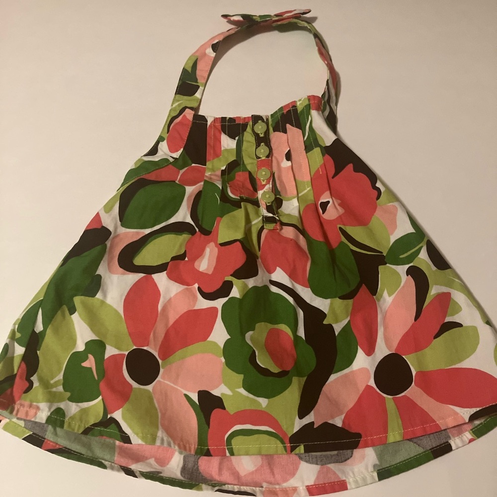 Girls floral halter top